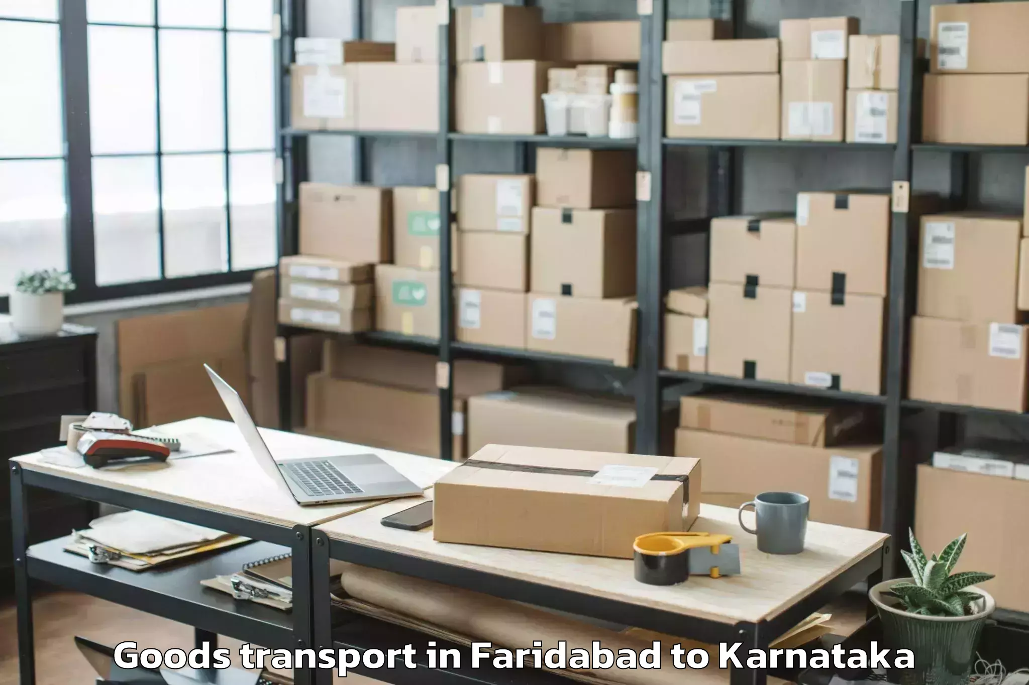 Expert Faridabad to Shiraguppi Goods Transport